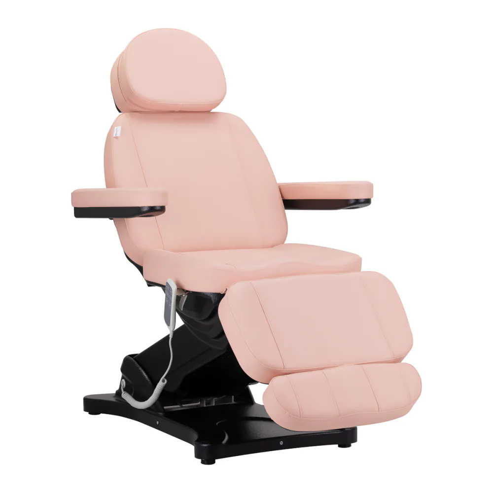 Fotoliu electric de înfrumusețare SILLON CLASSIC cu 3 motoare roz și negru