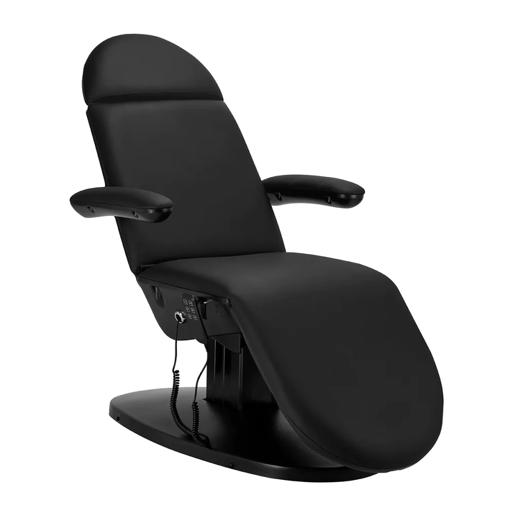 Scaun cosmetic electric Eclipse 2240K cu 3 motoare, negru, cu suport